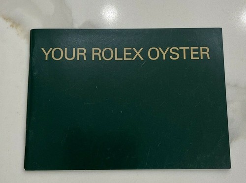 Original rolex your oyster - original,